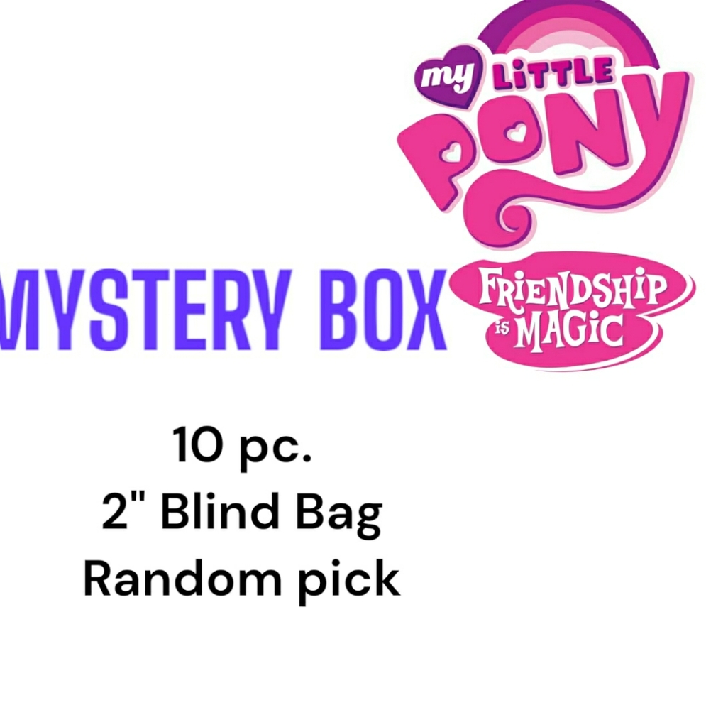 💥MY LITTLE PONY - Blind Bag Figures Mystery Box (10 Pc)